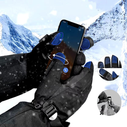 Warm Rechargeable Gloves for Skiing and Outdoor Use