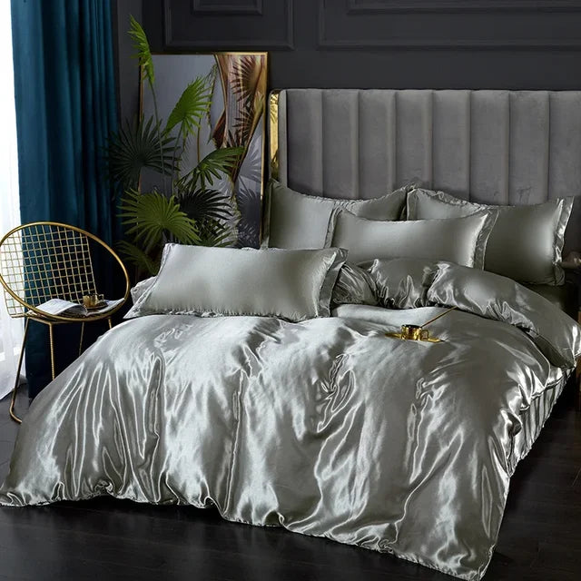 Soft Silk Satin Bedding Set