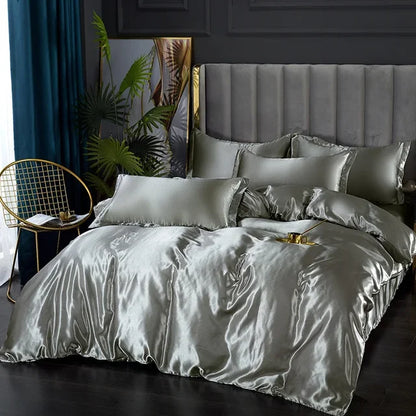 Soft Silk Satin Bedding Set