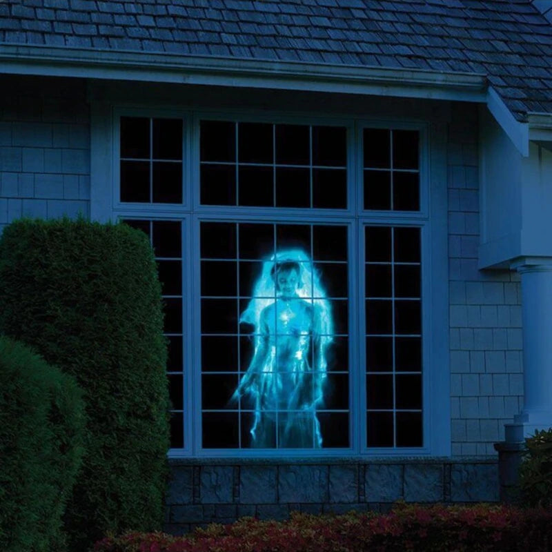 Spooky Window Projection Lamp Halloween Party Decor