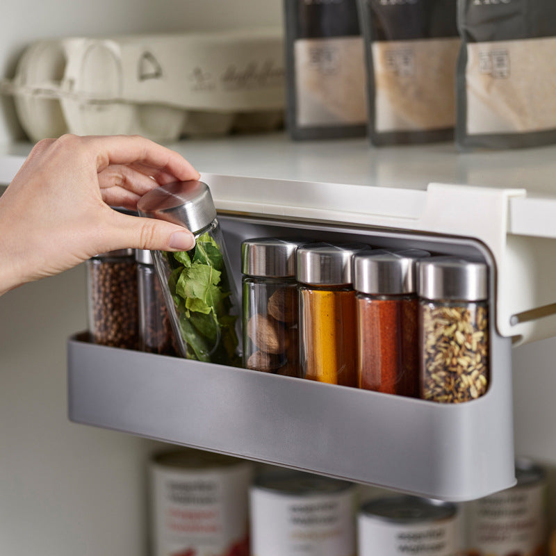 Compact Kitchen Spice Storage Rack