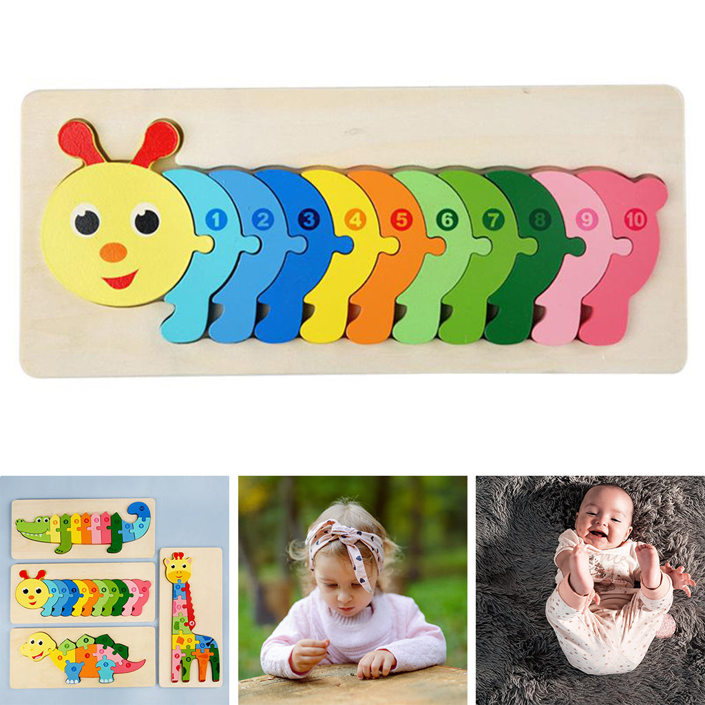 Fun Wooden Learning Puzzle for Kids