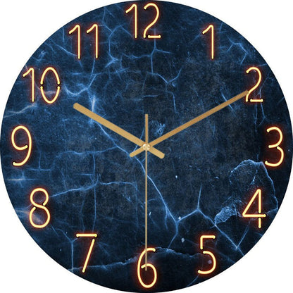 Modern Slim Wall Clock - Halri