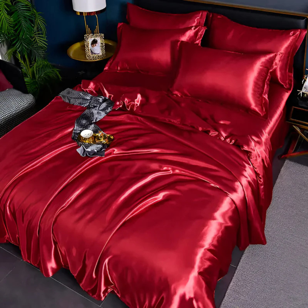 Luxurious Soft Silk Bed Sheets