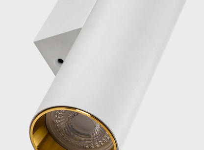 Silver Double Head Wall Light