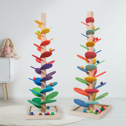 Colorful Kids Marble Run Tower