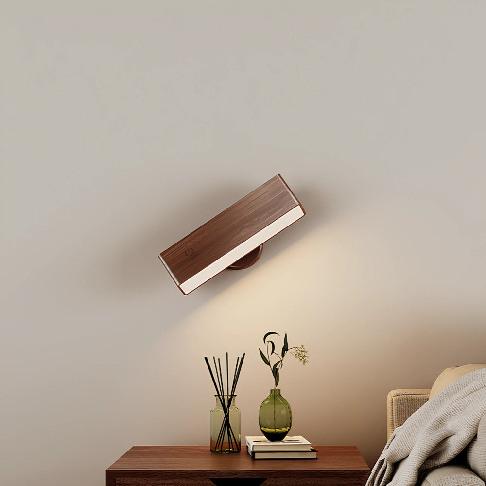 Stylish Wood Adjustable Wall Lamp - Halri