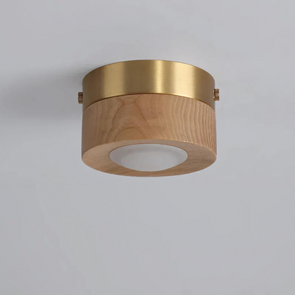 Rustic Wooden Pendant Lamp - Halri