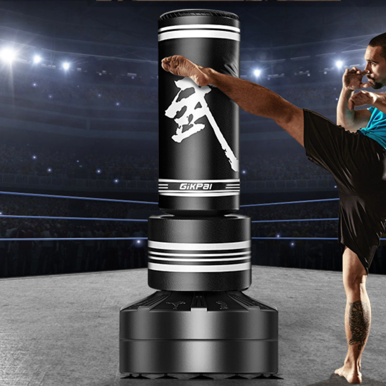 Tall Commercial Grade Punching Bag Workout Set 67 - Halri