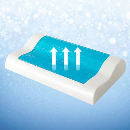 Cool Gel Memory Foam Comfort Pillow - Halri