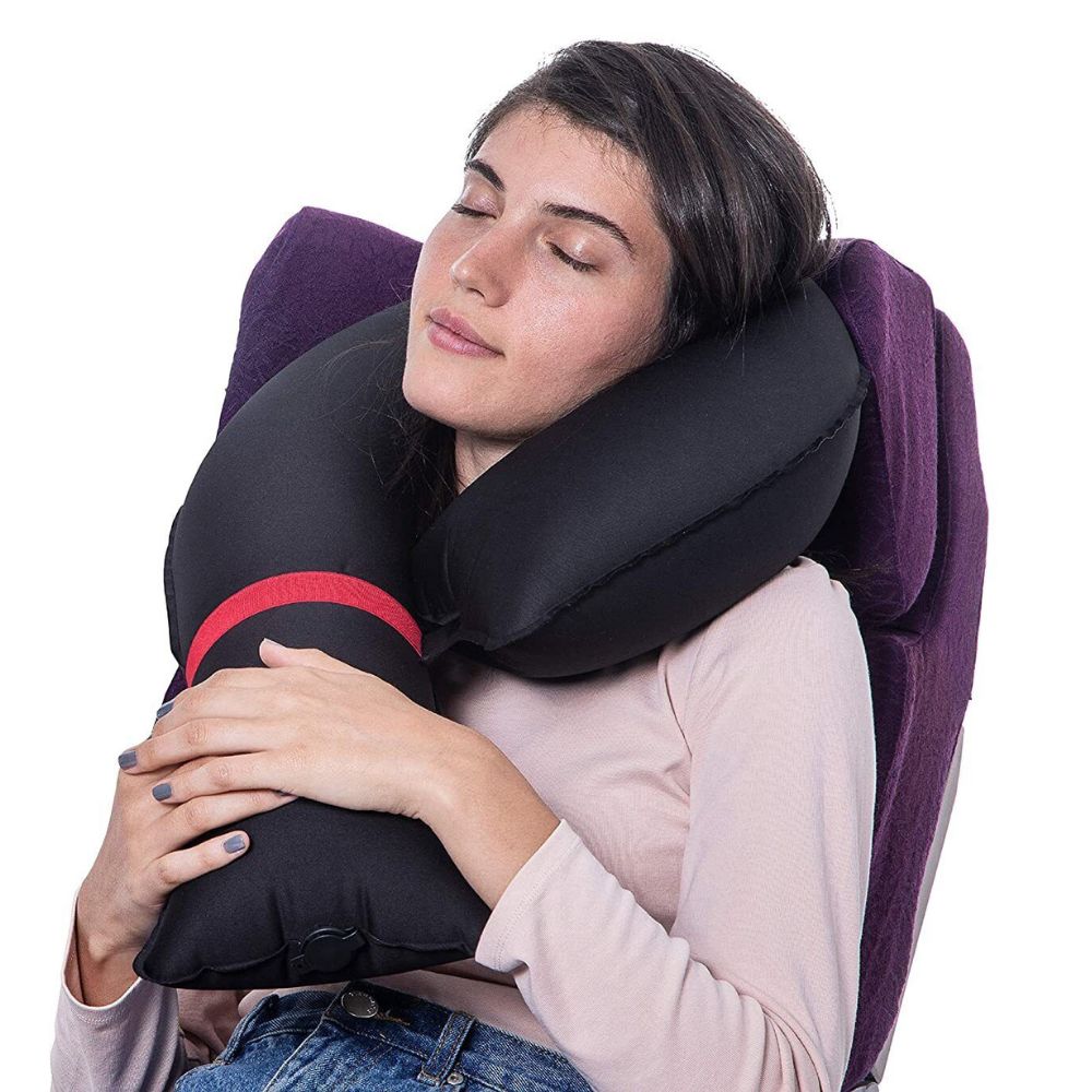 Soft Inflatable Travel Neck Pillows 2 Pack