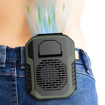 Compact Lightweight Clip On Waist Fan for Outdoor Use