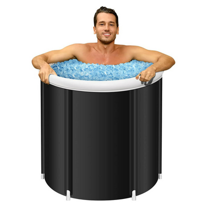 Compact Collapsible Ice Bath Tub for Athletic Recovery