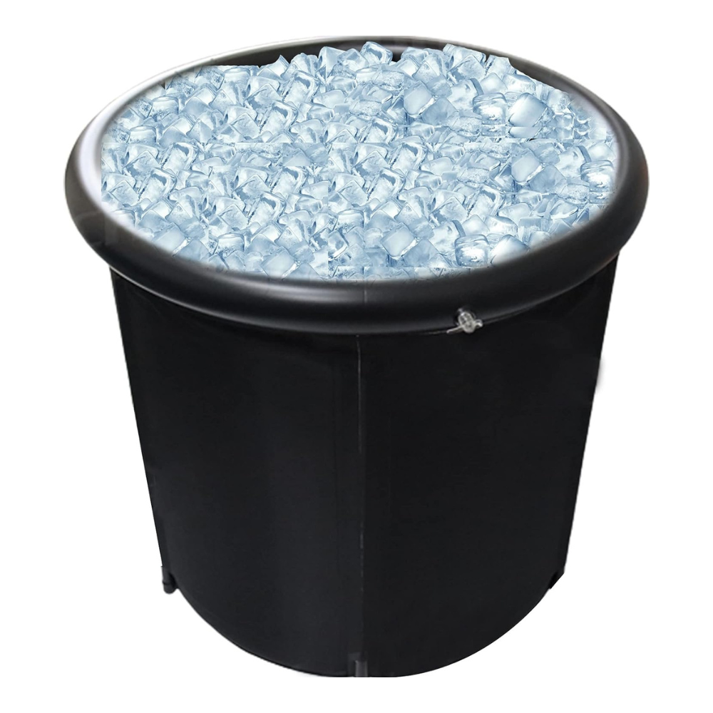 Compact Collapsible Ice Bath Tub for Athletic Recovery