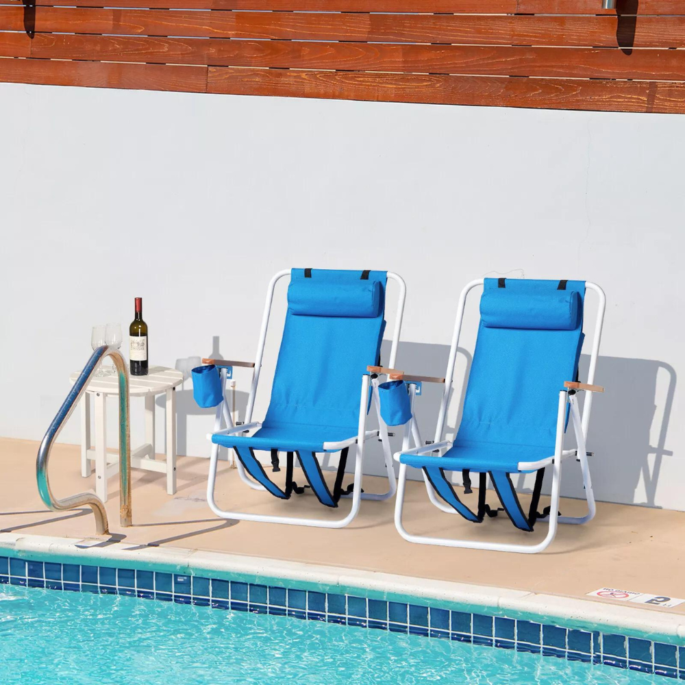 Comfortable Folding Outdoor Beach Recliner Chair
