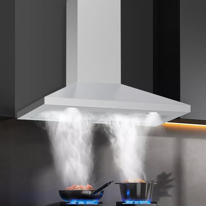 Sleek 30 Stainless Steel Kitchen Exhaust Fan - Halri
