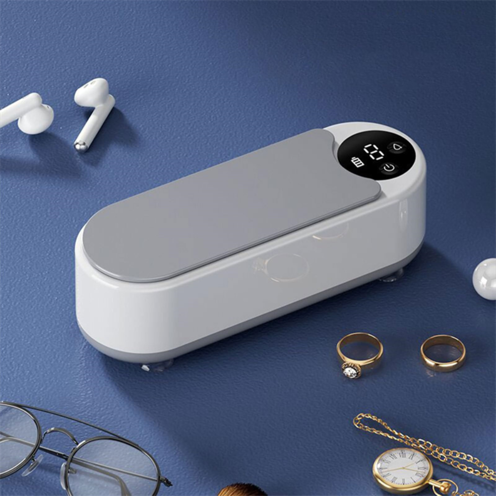 Compact Sonic Cleaner for Jewelry and Glasses