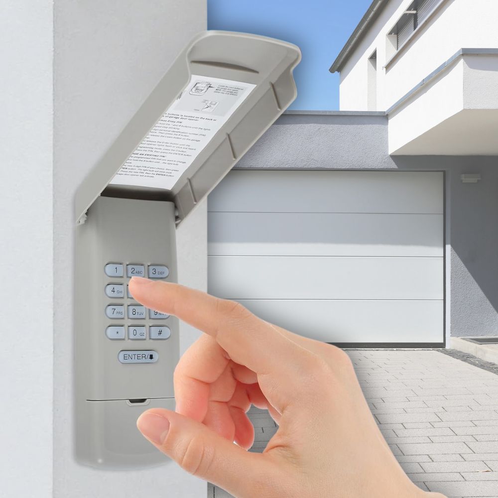 Easy Install Garage Door Keypad Opener Control - Halri