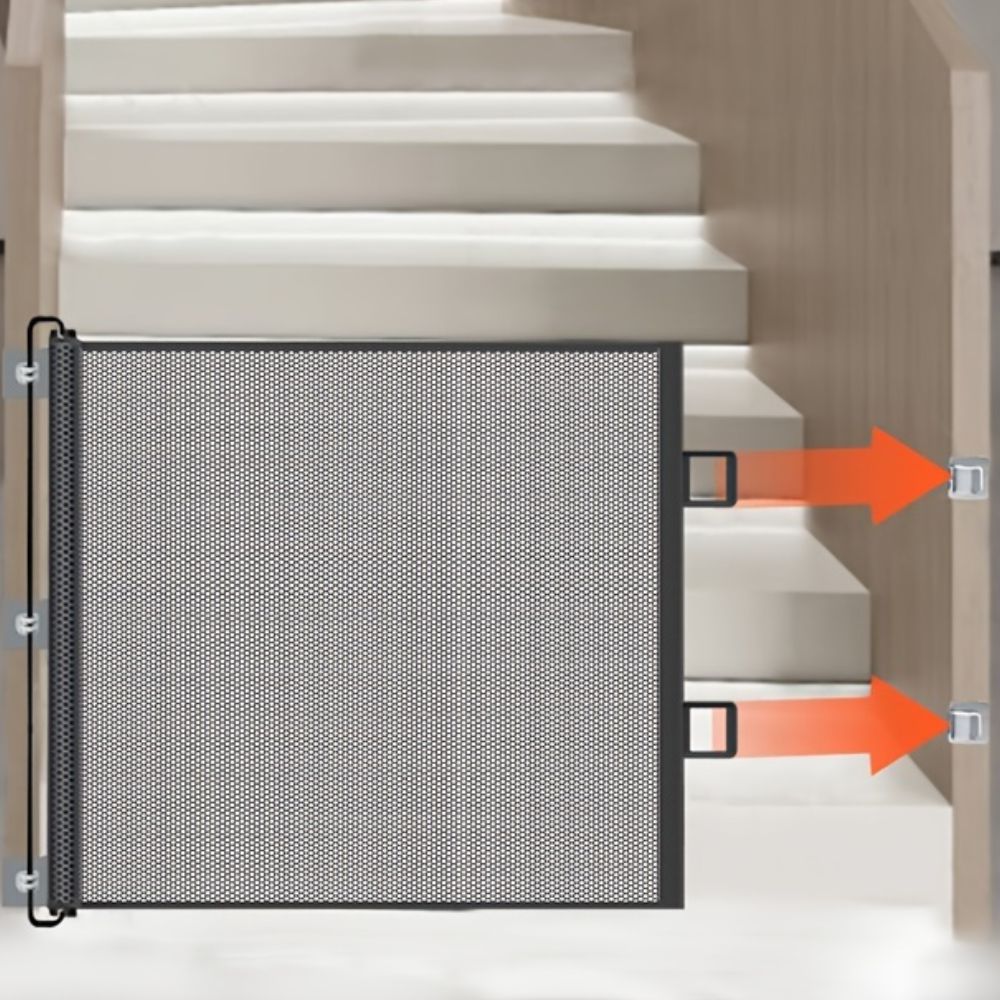 Easy Install Baby Pet Gate for Doors and Stairs - Halri