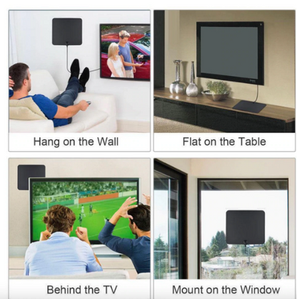 Long Range Indoor HDTV Antenna with Signal Amplifier