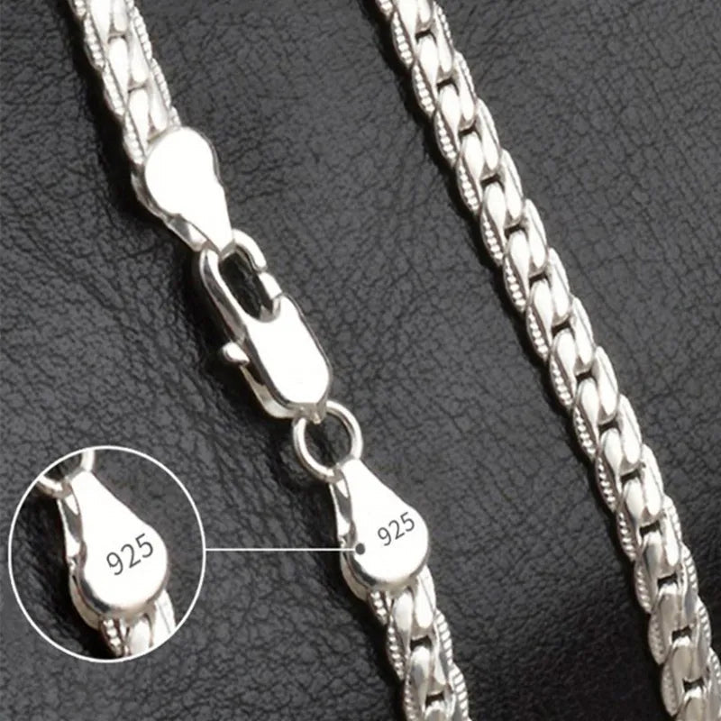 Elegant Silver Chain Necklace