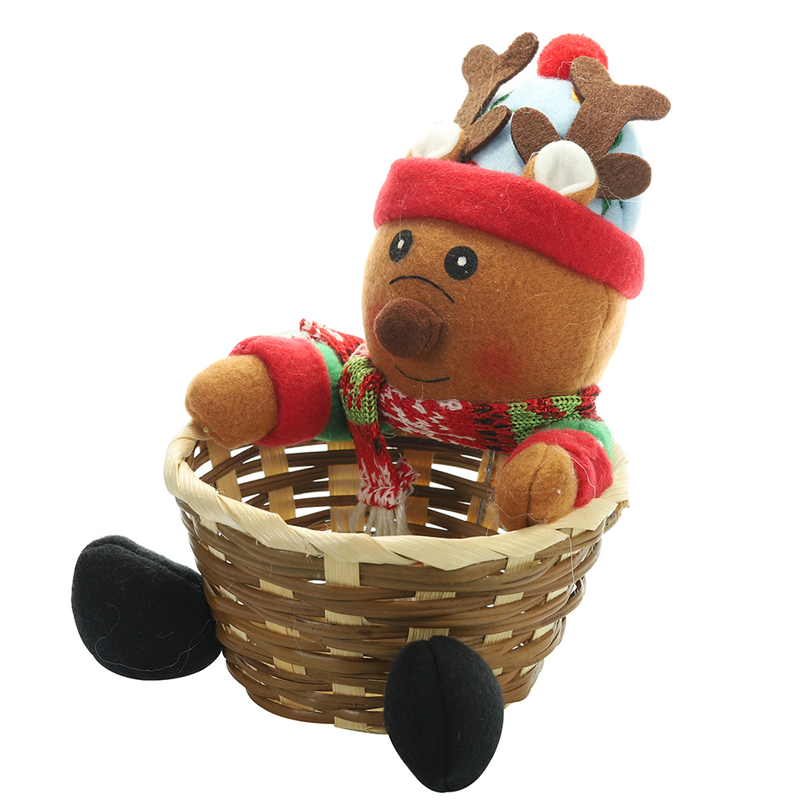 Colorful Holiday Candy Gift Basket