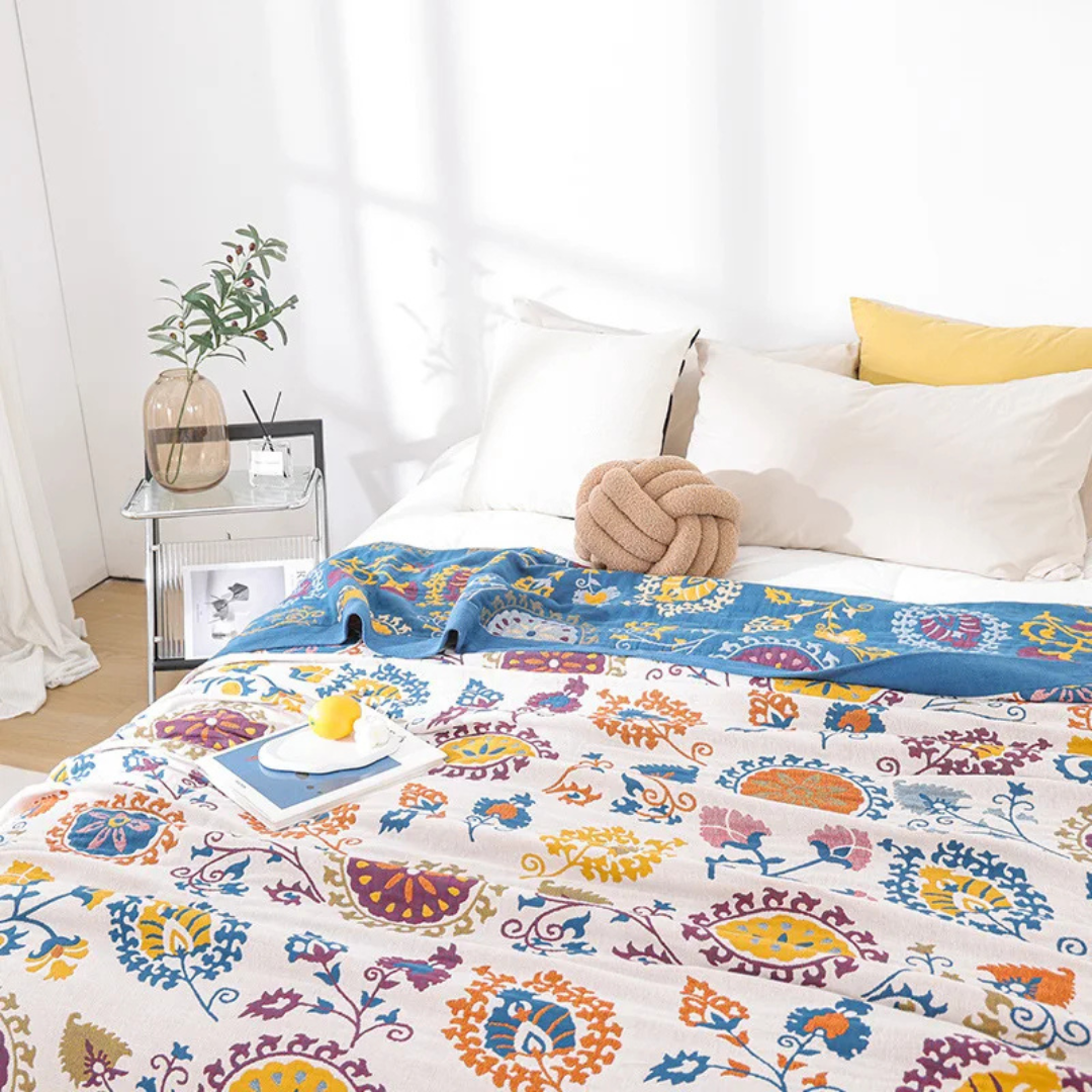 Soft Cozy Cotton Throw Blanket - Halri