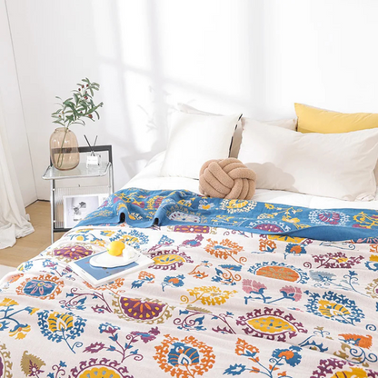 Soft Cozy Cotton Throw Blanket - Halri