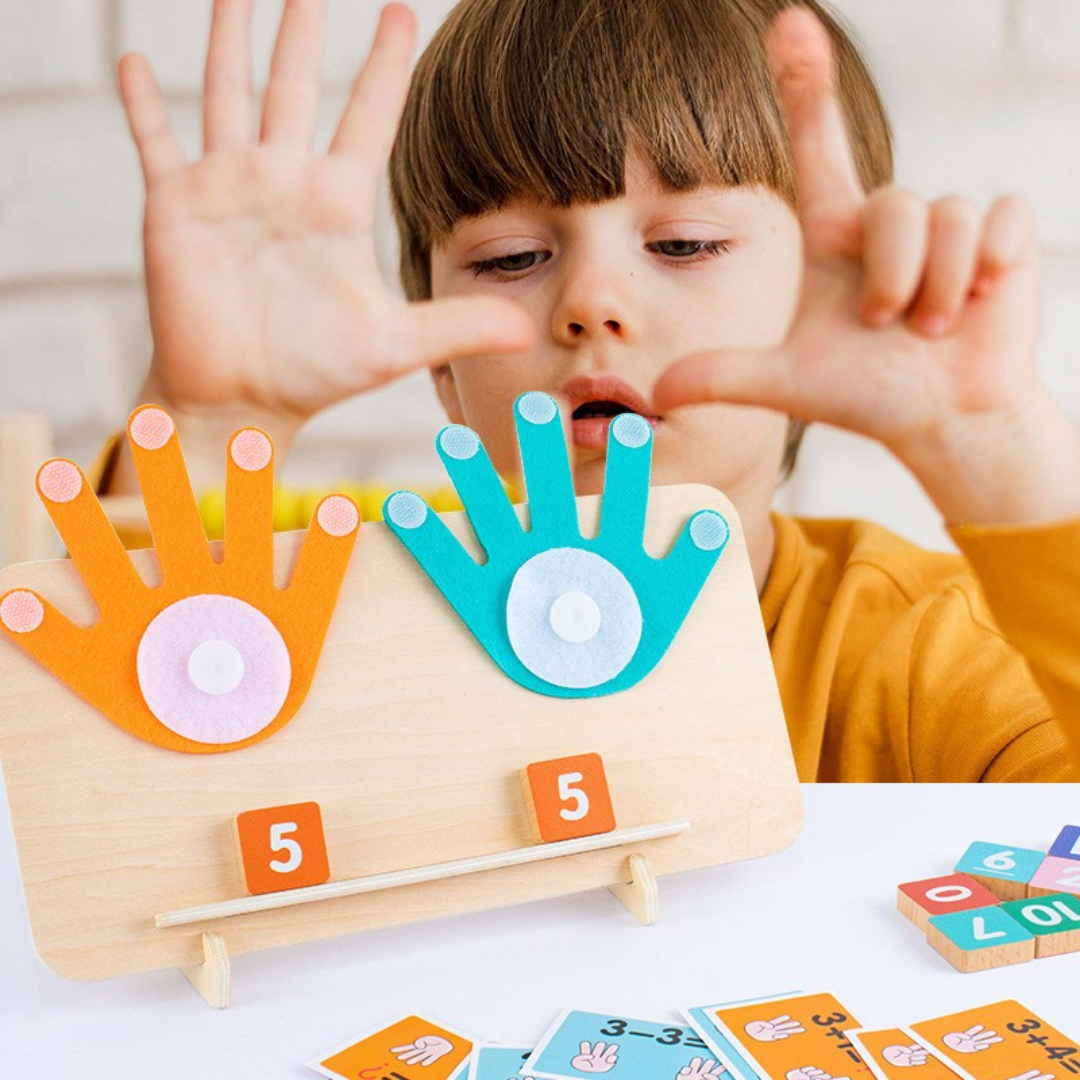 Fun Kids Math Finger Counting Game - Halri