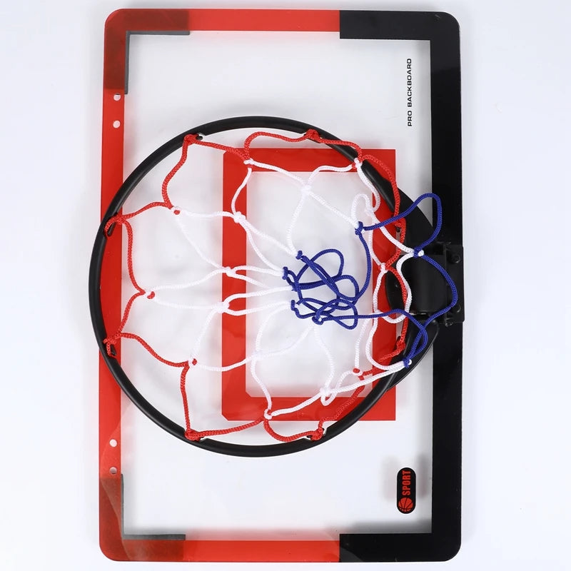 Fun Kids Wall Mounted Basketball Goal Set