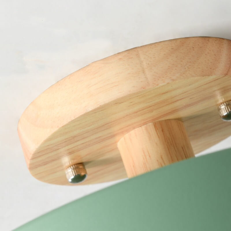 Simple Round LED Ceiling Light – Modern Semi Flush Mount - Halri