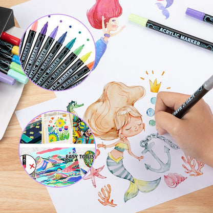 Vibrant Art Marker Pen Set - Halri