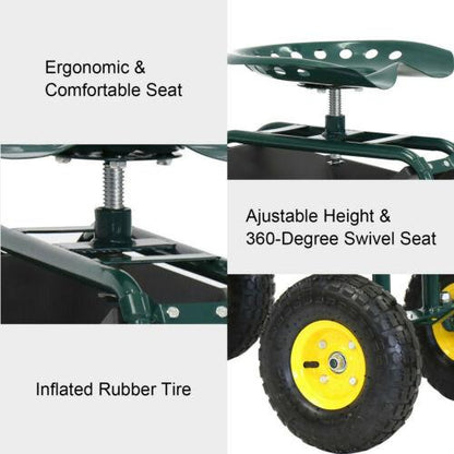 Heavy Duty Outdoor Garden Wagon Seat