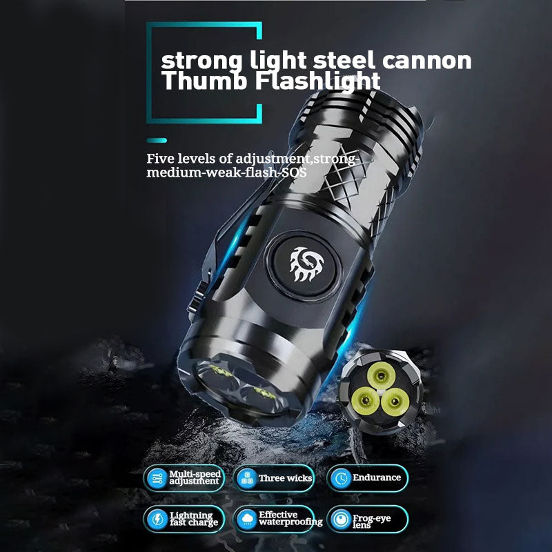 Powerful Triple LED Torch Light - Halri