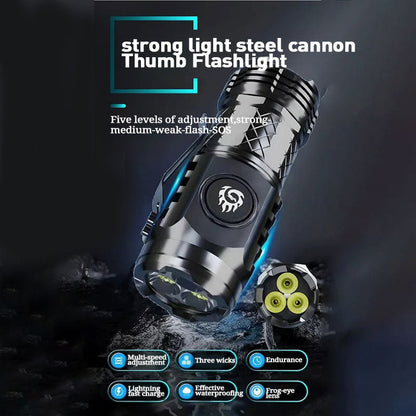 Powerful Triple LED Torch Light - Halri