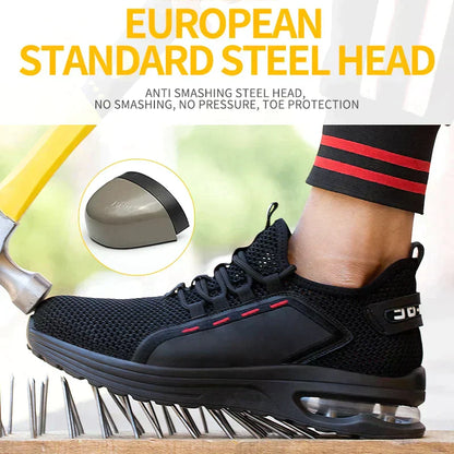 Comfortable Safety Work Boots – Durable Slip Resistant Shoes