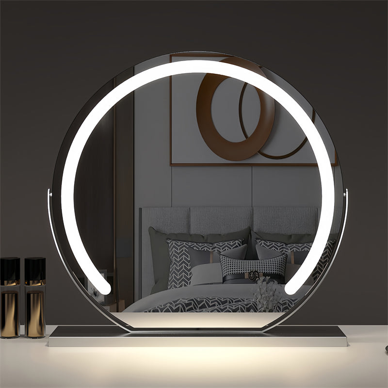 Bright LED Vanity Mirror with Touch Control & Rotation