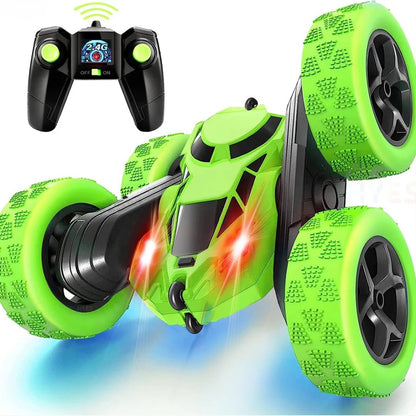 Fast RC Stunt Car with 360 Spin and Reversible Drive - Halri