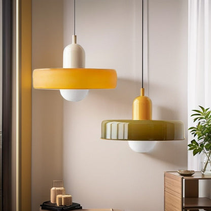 Sleek Contemporary Glass Pendant Lamp - Halri