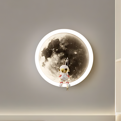 Cosmic LED Moon Wall Light