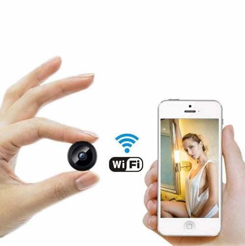 Compact Wireless Security Camera with Rechargeable Battery