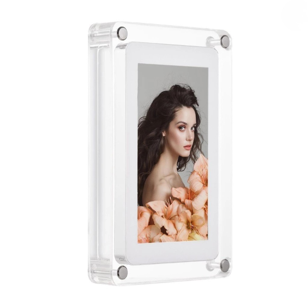 Portable 1080p Digital Picture Frame with Rechargeable Battery - Halri