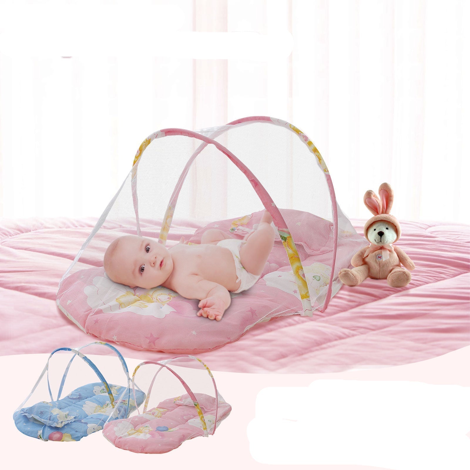 Comfortable Baby Recliner with Mosquito Net - Halri