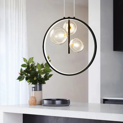Simple Black Drop Pendant Light