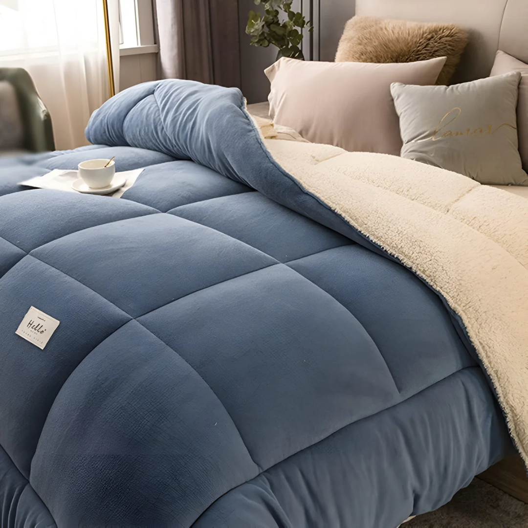 Soft Plush Fleece Duvet Cover - Halri