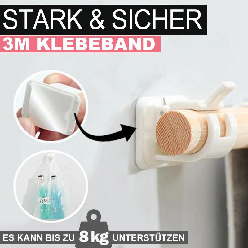 Easy Install Adjustable Curtain Rod Brackets - Halri