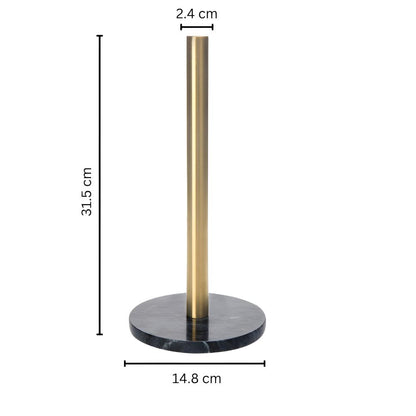 Luxury White Marble Paper Towel Stand