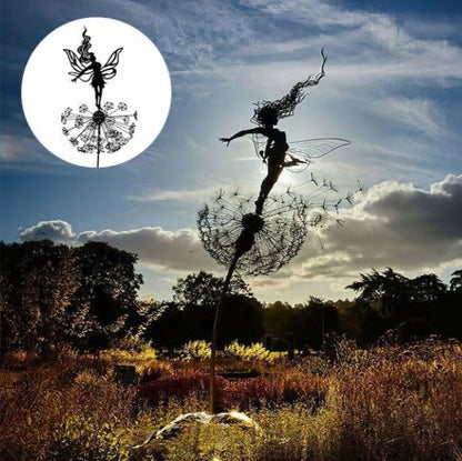Whimsical Metal Outdoor Statues