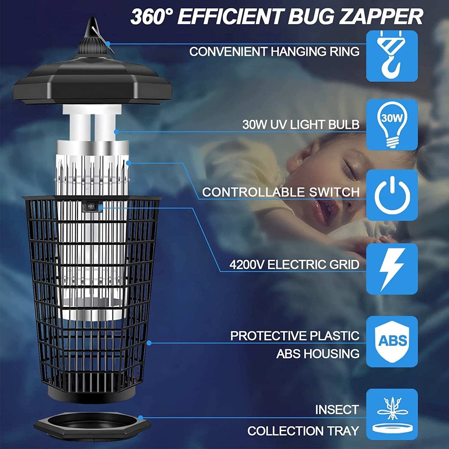 Electric Insect Killer Lamp