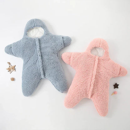 Cozy Baby Romper Suit with Soft Hood - Halri